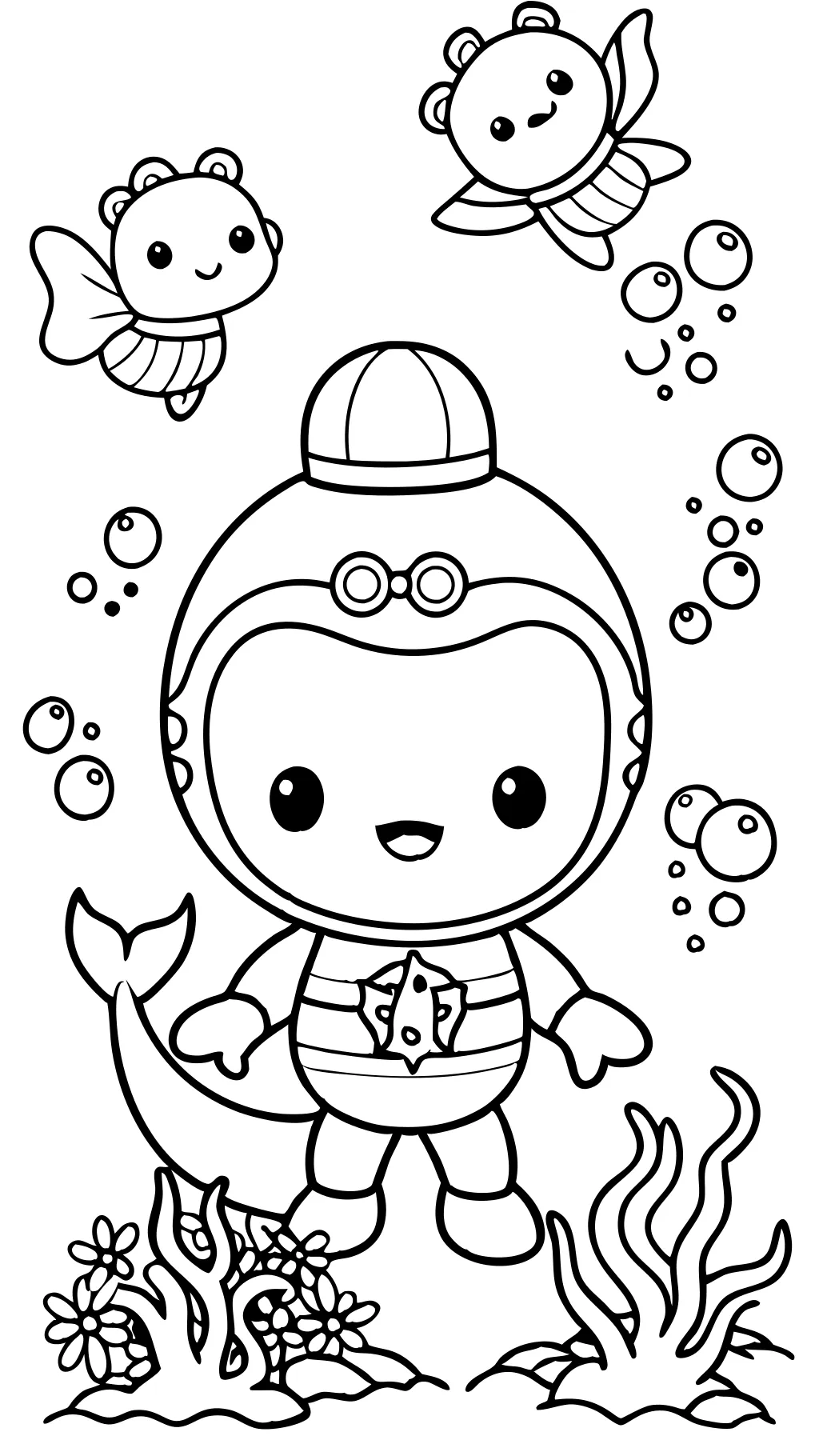 coloring pages octonauts